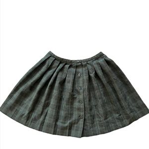 Calvin Klein Green Plaid Mini Skirt - Size 6